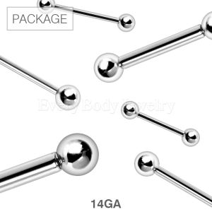 Product 250pc Package of 14GA 316L Stainless Steel in Assorted Sizes