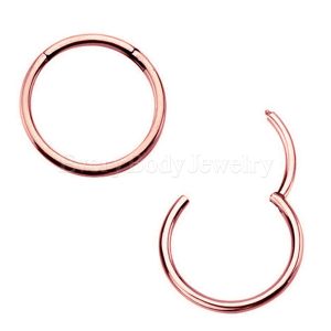 Product Rose Gold Plated Seamless Clicker Ring
