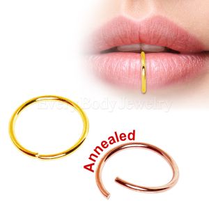 Product Gold Plated Annealed Seamless Ring