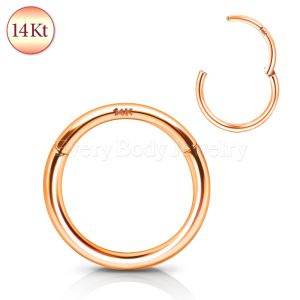 Product 14Kt. Rose Gold Seamless Clicker Ring