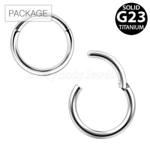 Product 40pc Package of Titanium Seamless Ring in Assorted Sizes