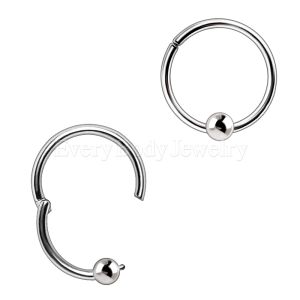 Product 316L Stainless Steel Captive Bead Clicker Ring