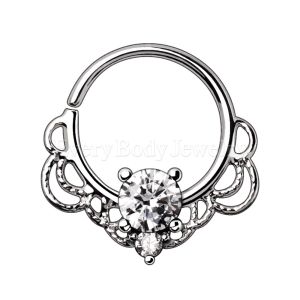 Product 316L Stainless Steel Made for Royalty Ornate Seamless Ring