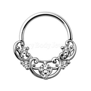 Product Jeweled Ornate Seamless Ring