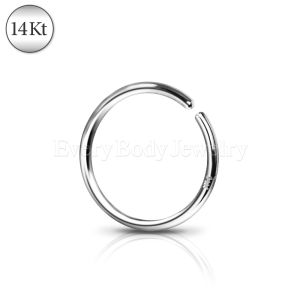 Product 14Kt. White Gold Seamless Ring