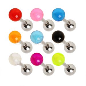 Product 316L Surgical Steel Cartilage Earring with UV Ball