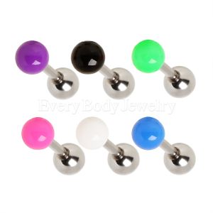 Product 316L Surgical Steel Cartilage Earring with Solid UV Ball