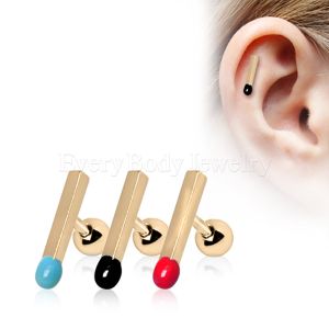 Product Gold Plated Matchstick Cartilage Earring