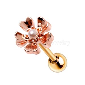 Product Copper Plated Flower Cartilage Earring