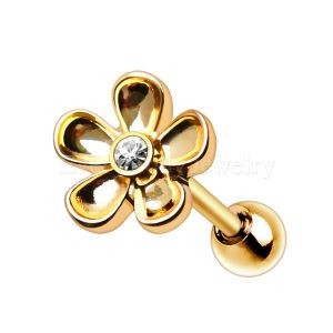 Product Gold Plated Daisy Flower Cartilage Earring