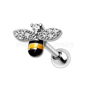 Product 316L Stainless Steel Bumble Bee Cartilage Earring