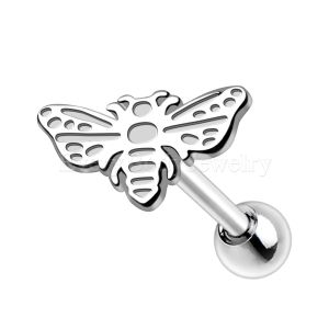 Product 316L Stainless Steel Flat Bee Cartilage Earring