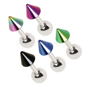 Product 316L Surgical Steel Cartilage Earring with PVD Plated Spike