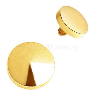 Product Gold Plated Disc Dermal Top
