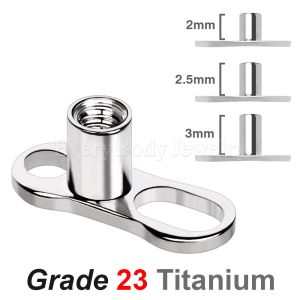 Product Grade 23 Titanium Dermal Anchor - 2 Holes