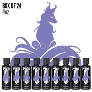 Product Box of 24 Arctic Fox Semi Permanent Hair Dye - Periwinkle (4oz)