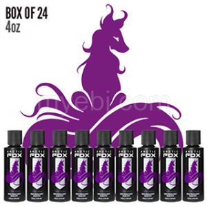 Product Box of 24 Arctic Fox Semi Permanent Hair Dye  - Violet Dream