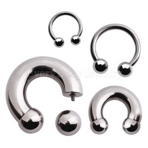 Product 316L Surgical Steel Horseshoe with Solid Balls