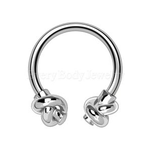Product 316L Stainless Steel Tied Knot Horseshoe