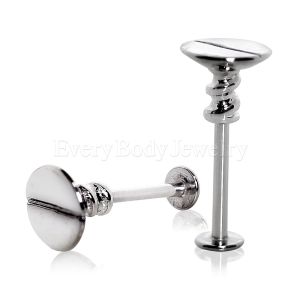 Product 316L Surgical Steel Nail Screw Top Labret