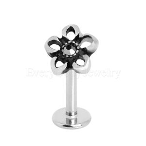 Product 316L Stainless Steel Antique Flower Labret