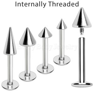 Product 316L Internally Threaded Spike Top Labret