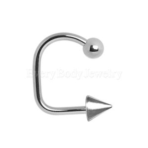Product 316L Surgical Steel Loop with Ball & Spike