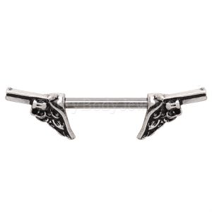 Product 316L Stainless Steel Winged Pistol Nipple Bar