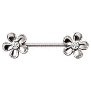 Product 316L Stainless Steel Daisy Flower Nipple Bar