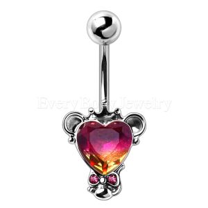 Product 316L Stainless Steel Princess Mouse Navel Ring