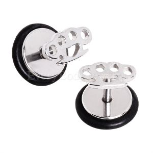 Product 316L Surgical Steel Brass Knuckle Fake Plug
