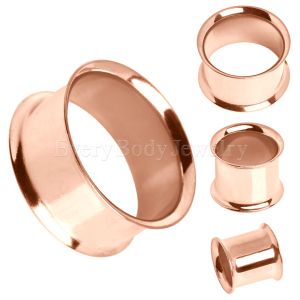 Product Rose-Gold Plated Double Flare Tunnel Plug