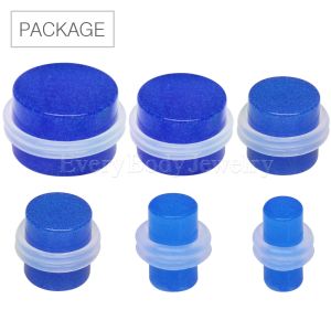 Product 54pc Package Blue Glow in the Dark Plug with 2 Glow in the Dark O-Rings in Assorted Sizes