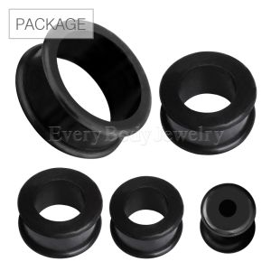 Product 66pc Package of Black Double Flare Flexible Tunnel Plug