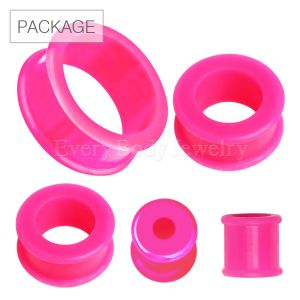 Product 66pc Package of Pink Double Flare Flexible Tunnel Plug