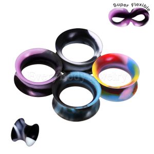 Product Ultra Thin Silicone Earskin Marble Plug