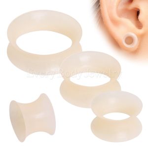 Product Ultra Thin Silicone Earskin Flesh Tone Plug