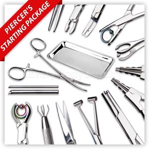 Product 18pc Piercer's Starter Tool Package - Stainless Steel Tools
