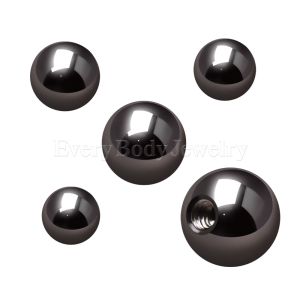 Product 10pcs Black PVD Plated 316L Surgical Steel Ball Package