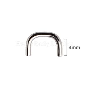 Product 316L Surgical Steel Short Staple Shaped Septum Retainer