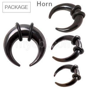 Product 30pc Package of Buffalo Horn Pincher Taper with O-Rings in Assorted Sizes