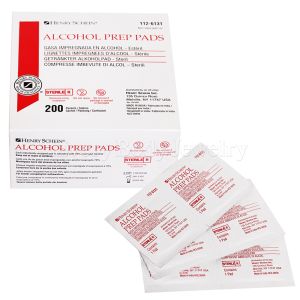 Product 200 Packets of Henry Schein Alcohol Prep Pads