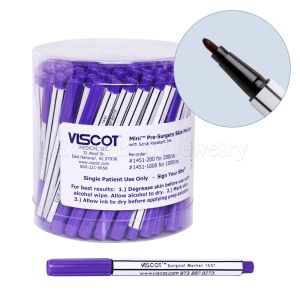 Product 100pc Package of Viscot Mini Skin Markers – Violet