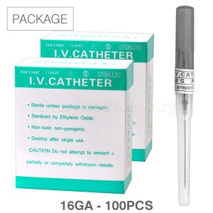 Product 100pc Package of Disposable Cannula Piercing Needles - 16 GA