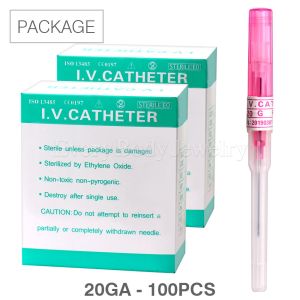 Product 100pc Package of Disposable Cannula Piercing Needles - 20 GA