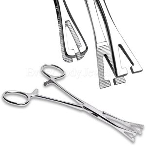 Product Stainless Steel Slotted Pennington Forceps 