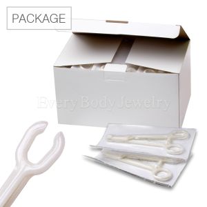 Product 50pc Package of Disposable Slotted Donnington Forceps